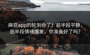 麻豆app的轮到你了！前半段平静，后半段情绪爆发，你准备好了吗？